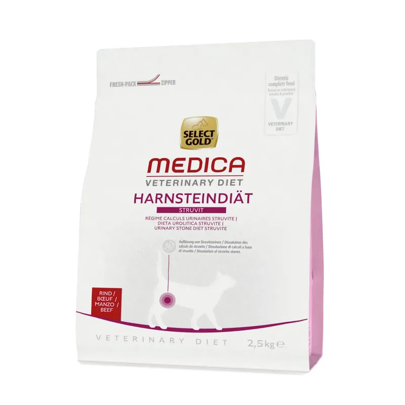 Aktuell Select Gold Medica Harnsteindiät Rind 2,5 kg